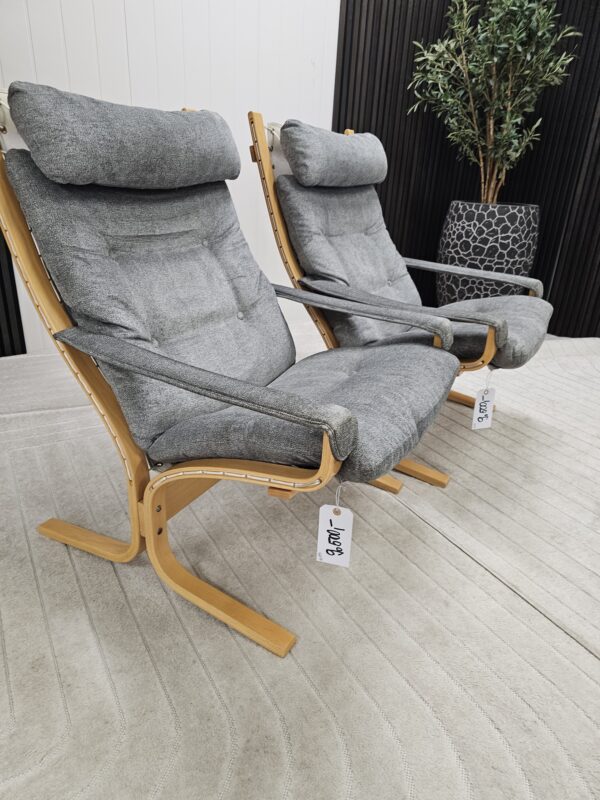 2 stk LK Hjelle Siesta Classic m/armlener lenestoler