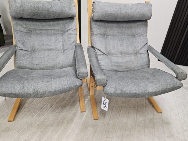 2 stk LK Hjelle Siesta Classic m/armlener lenestoler