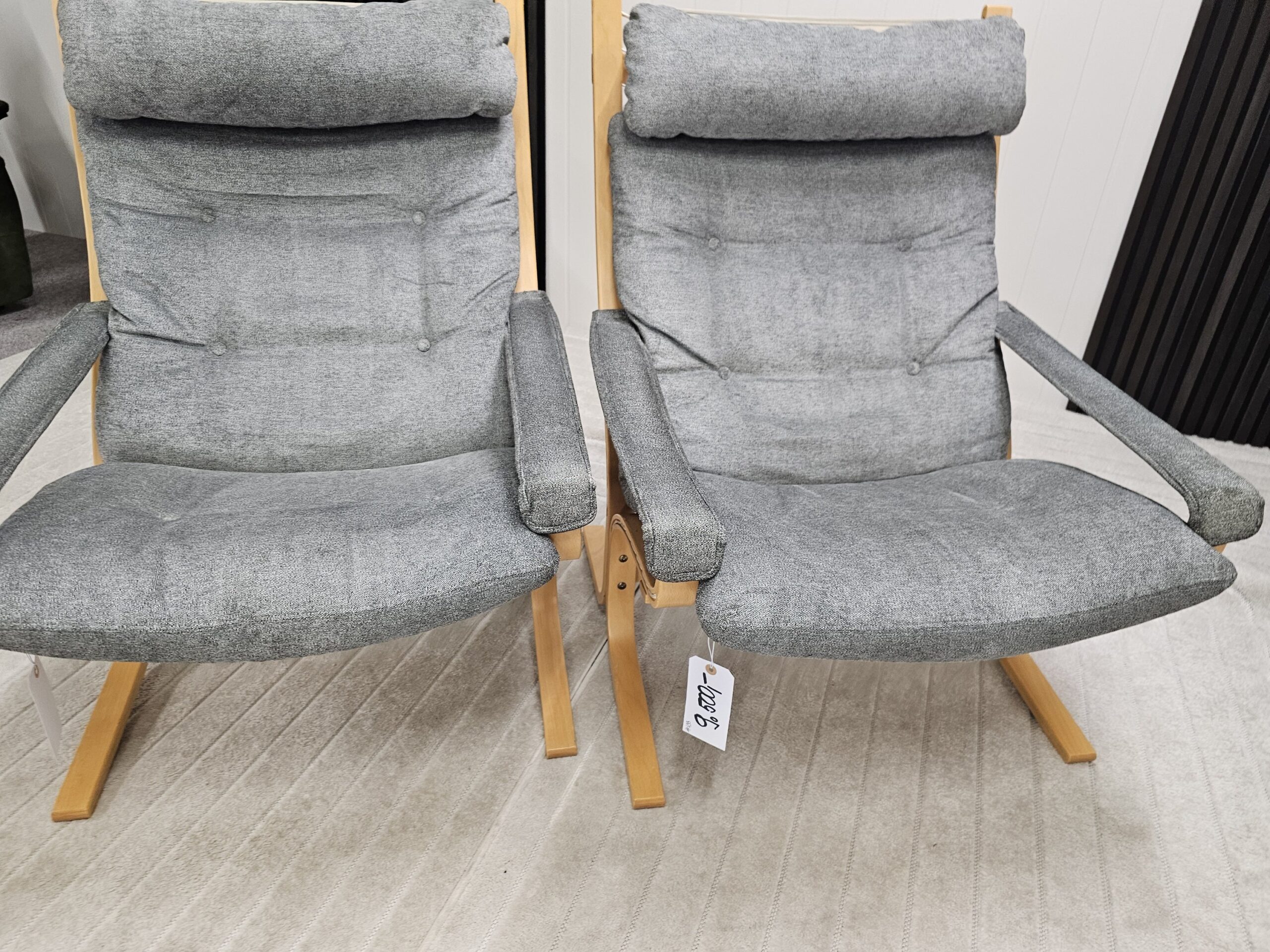 2 stk LK Hjelle Siesta Classic m/armlener lenestoler - Bilde 3