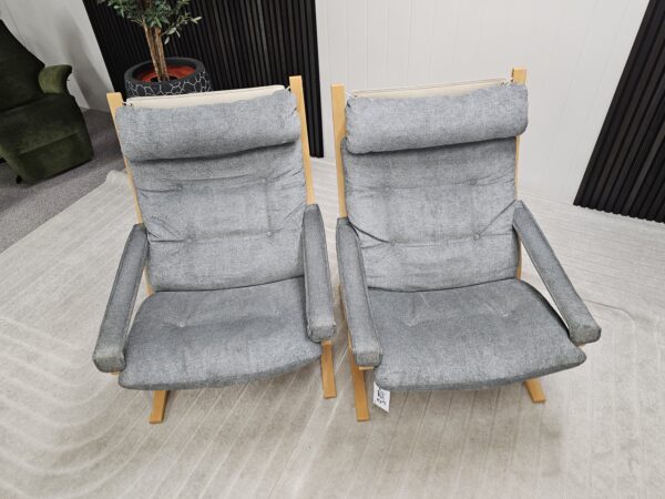 2 stk LK Hjelle Siesta Classic m/armlener lenestoler