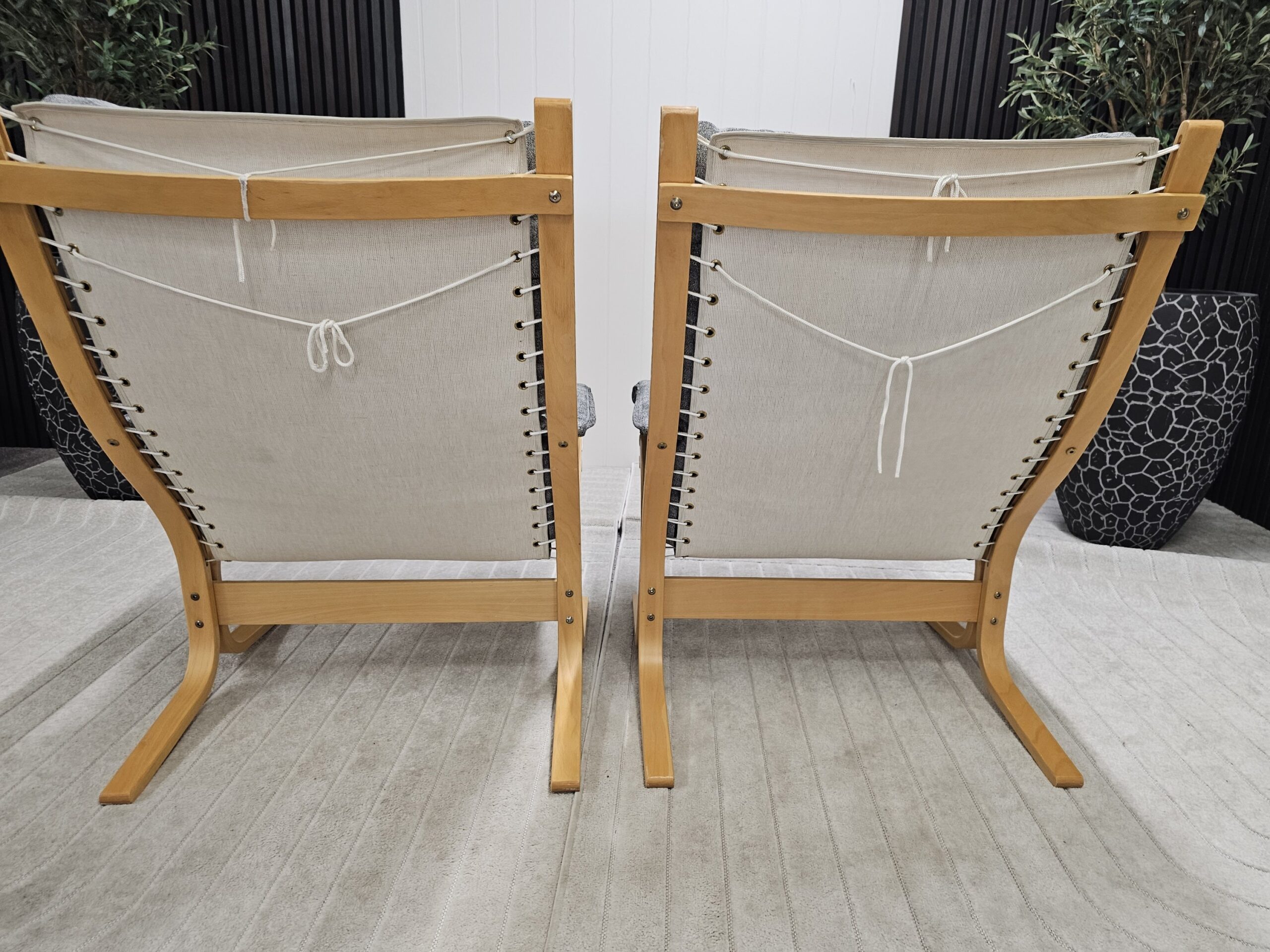 2 stk LK Hjelle Siesta Classic m/armlener lenestoler - Bilde 13