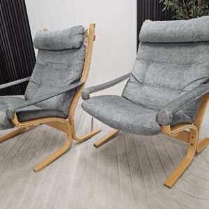 2 stk LK Hjelle Siesta Classic m/armlener lenestoler - Bilde 9