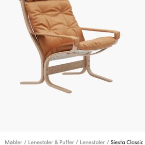 2 stk LK Hjelle Siesta Classic m/armlener lenestoler - Bilde 6