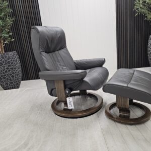 Stressless® Crown lenestol med krakk - Bilde 11