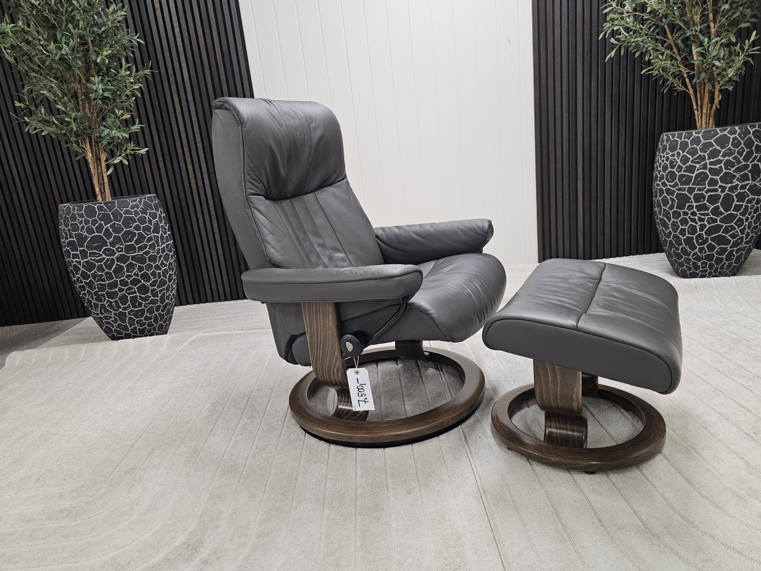 Stressless® Crown lenestol med krakk - Bilde 11