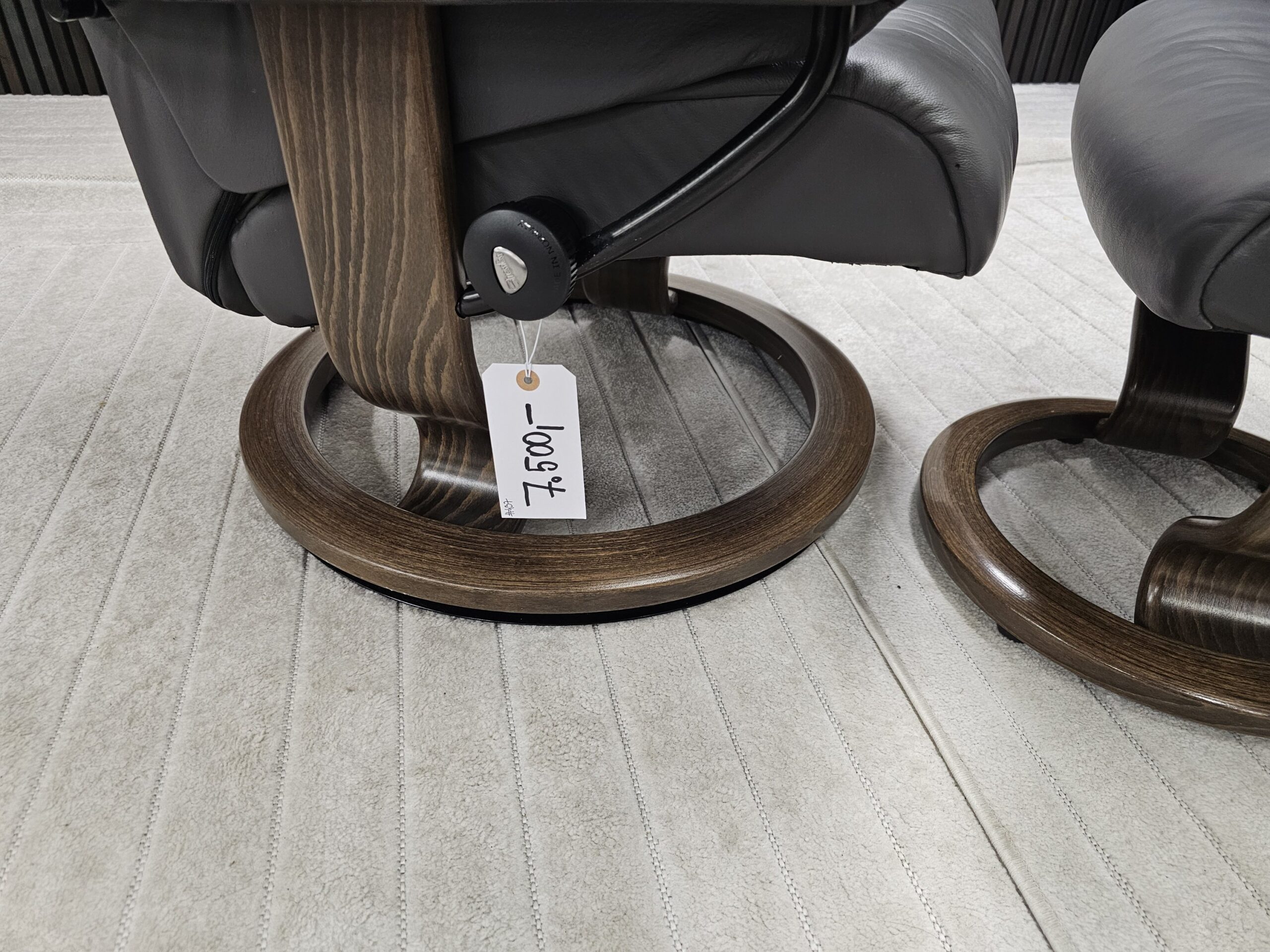 Stressless® Crown lenestol med krakk - Bilde 4
