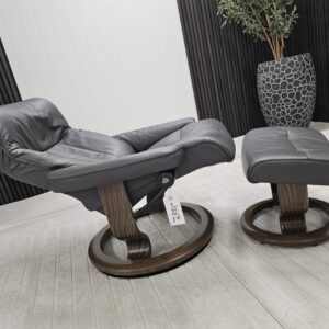 Stressless® Crown lenestol med krakk - Bilde 2