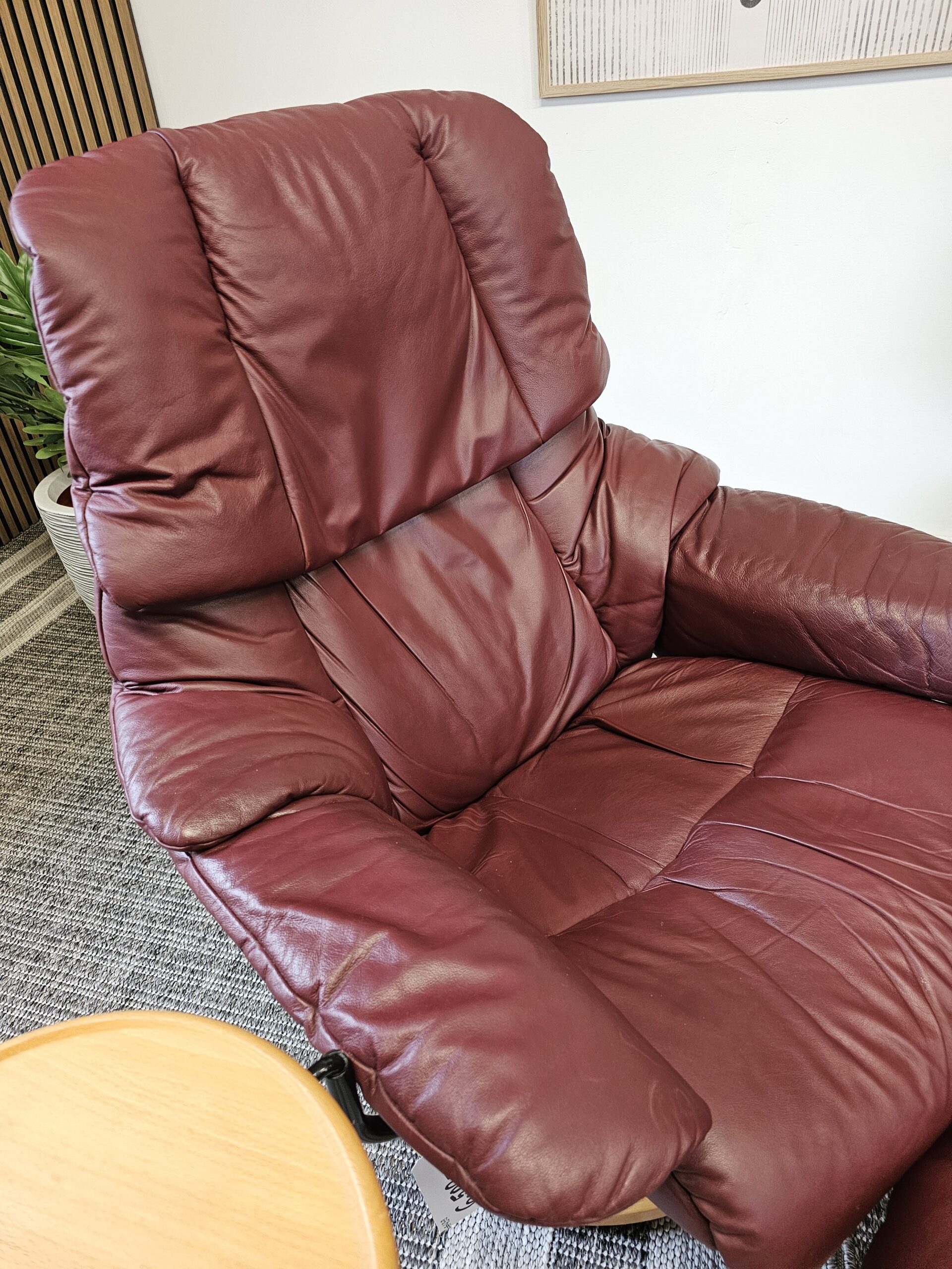 Stressless® Reno Medium med krakk + Stressless® Swing bord - Bilde 13