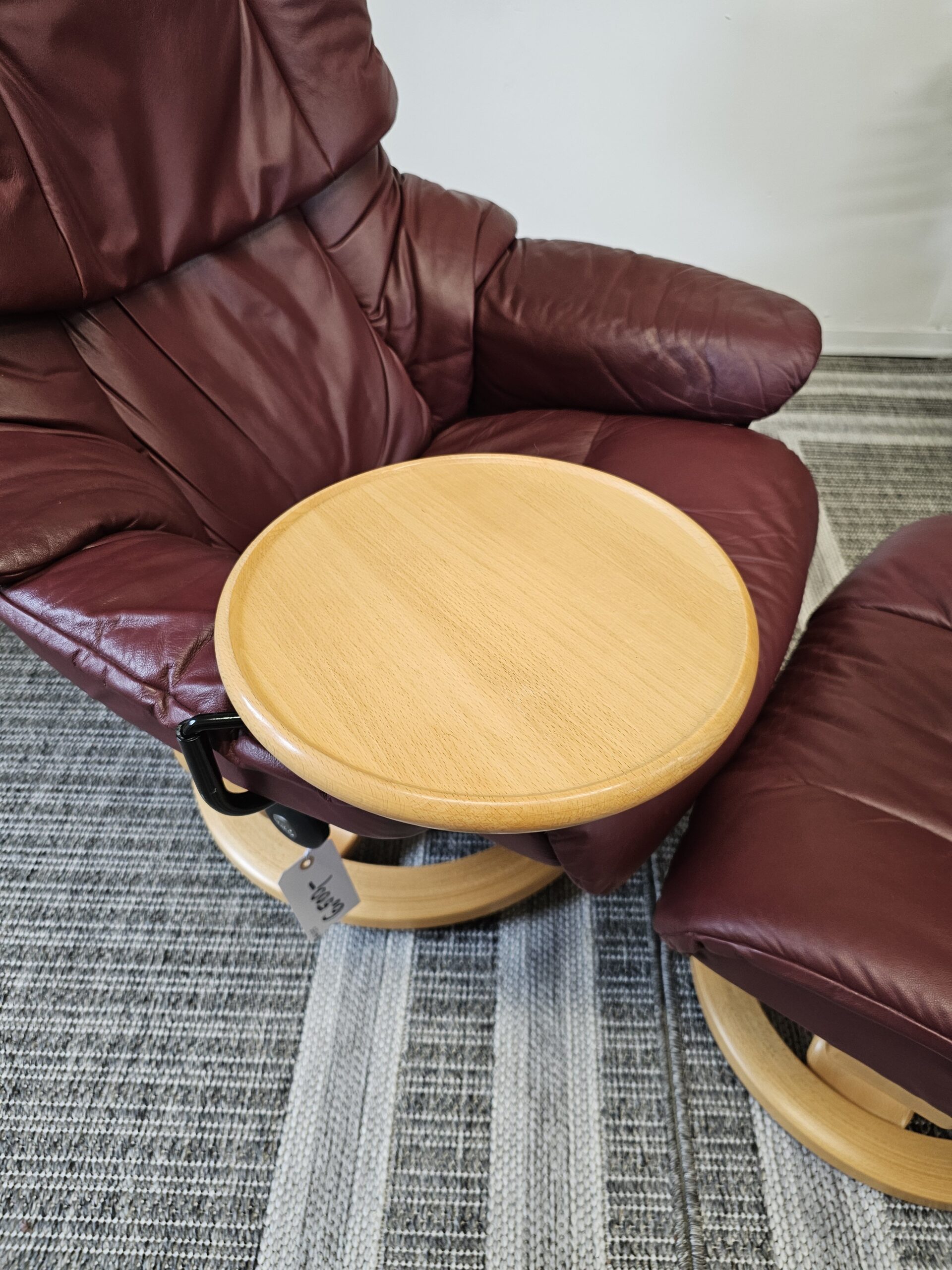 Stressless® Reno Medium med krakk + Stressless® Swing bord - Bilde 11