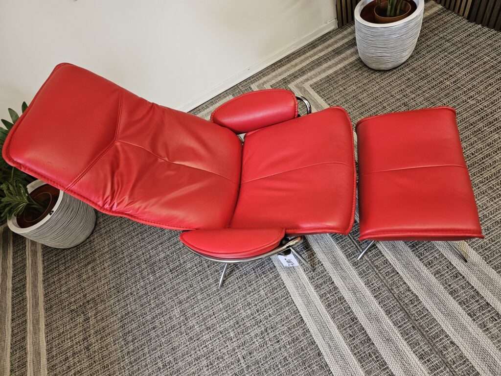 Stressless® City lenestol med krakk