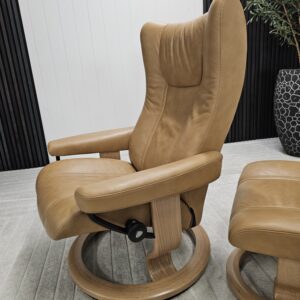 Stressless® Wing Medium lenestol med krakk - Bilde 5