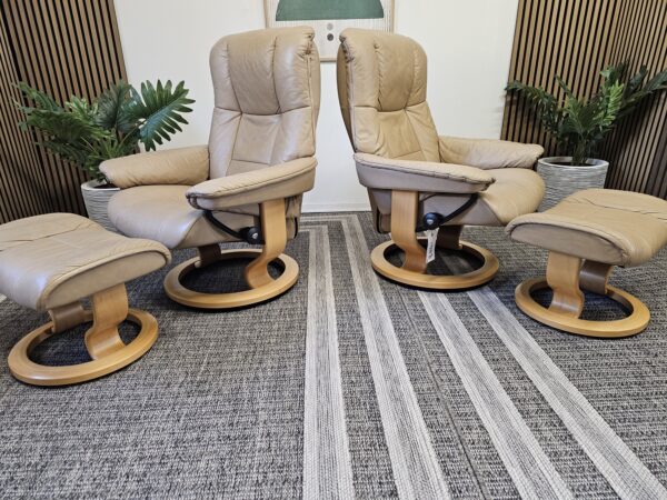 2 stk. Stressless® Mayfair lenestoler m/krakk