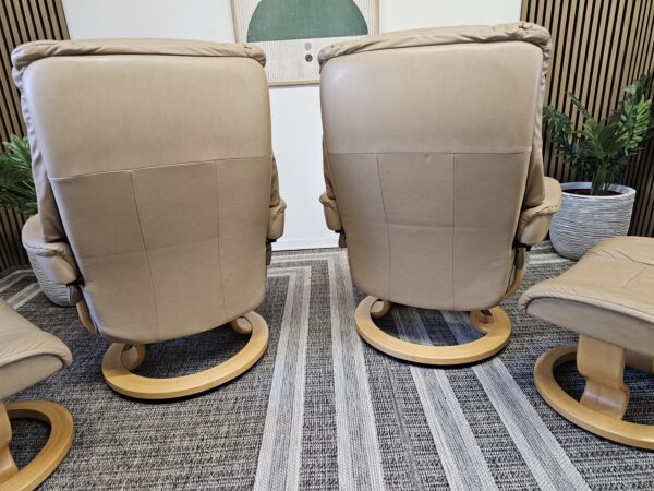 2 stk. Stressless® Mayfair lenestoler m/krakk