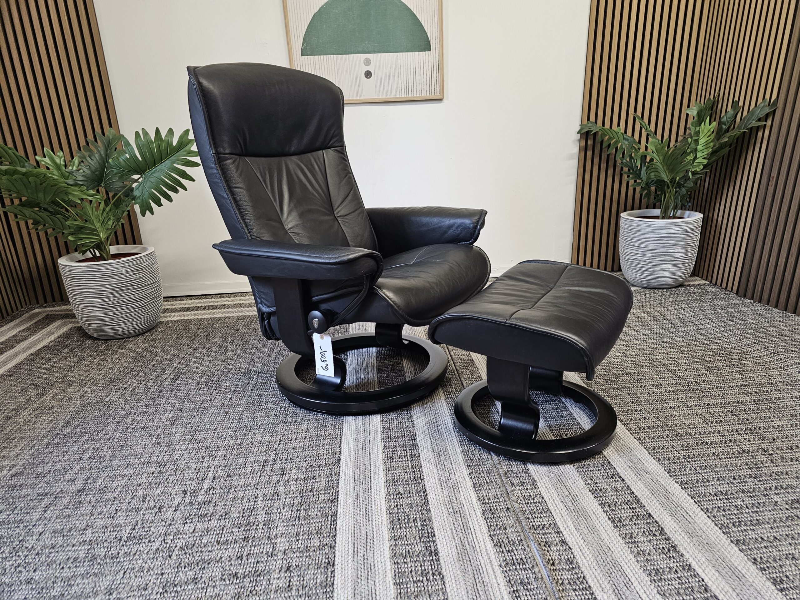 Stressless® Classic lenestol med krakk - Bilde 2