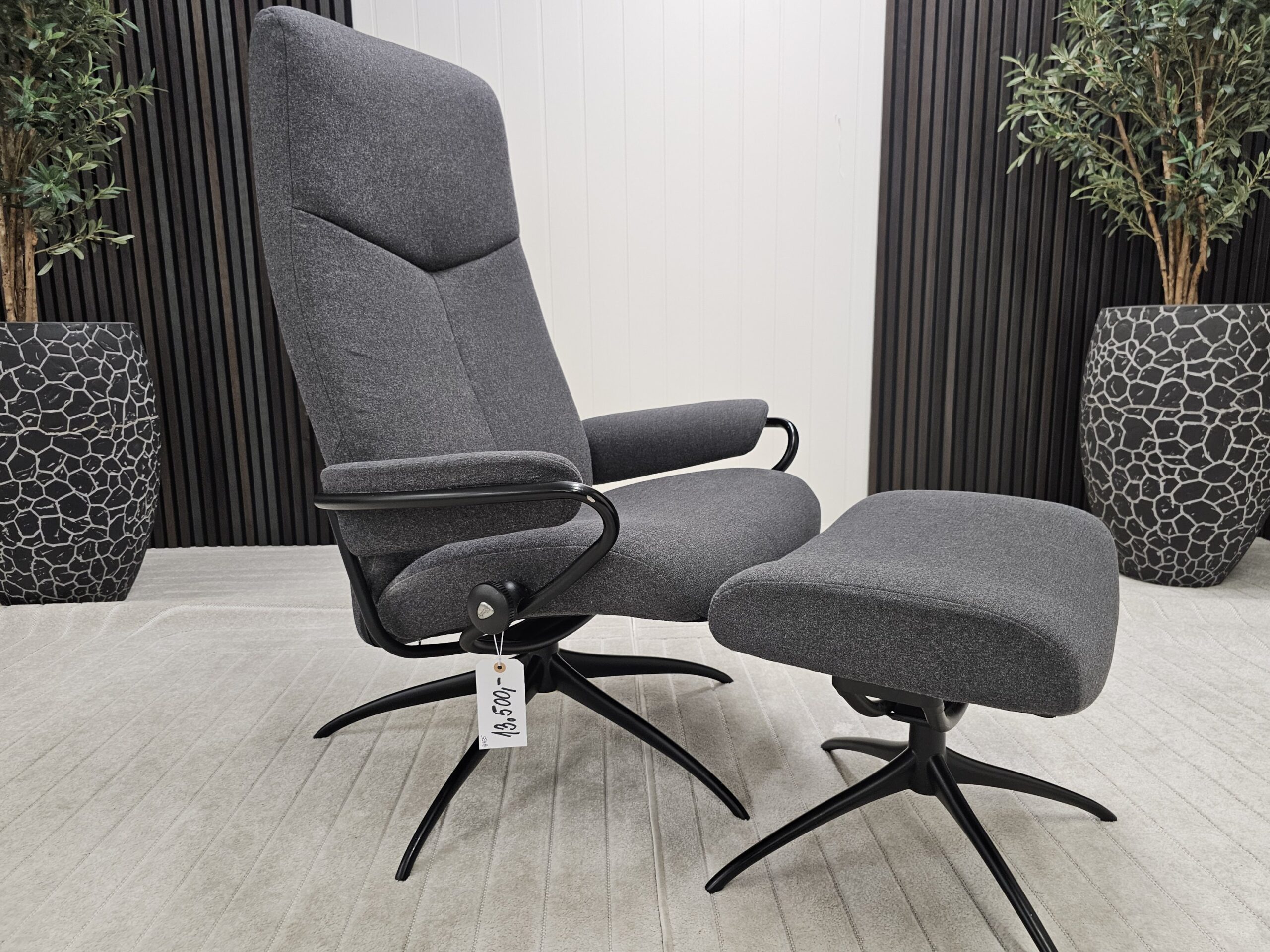 Stressless® City høyrygg lenestol med krakk - Bilde 10