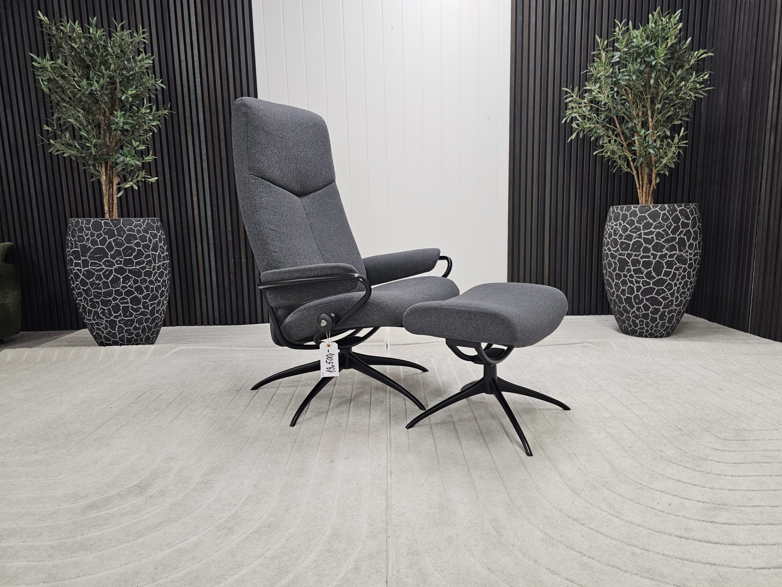 Stressless® City høyrygg lenestol med krakk - Bilde 2