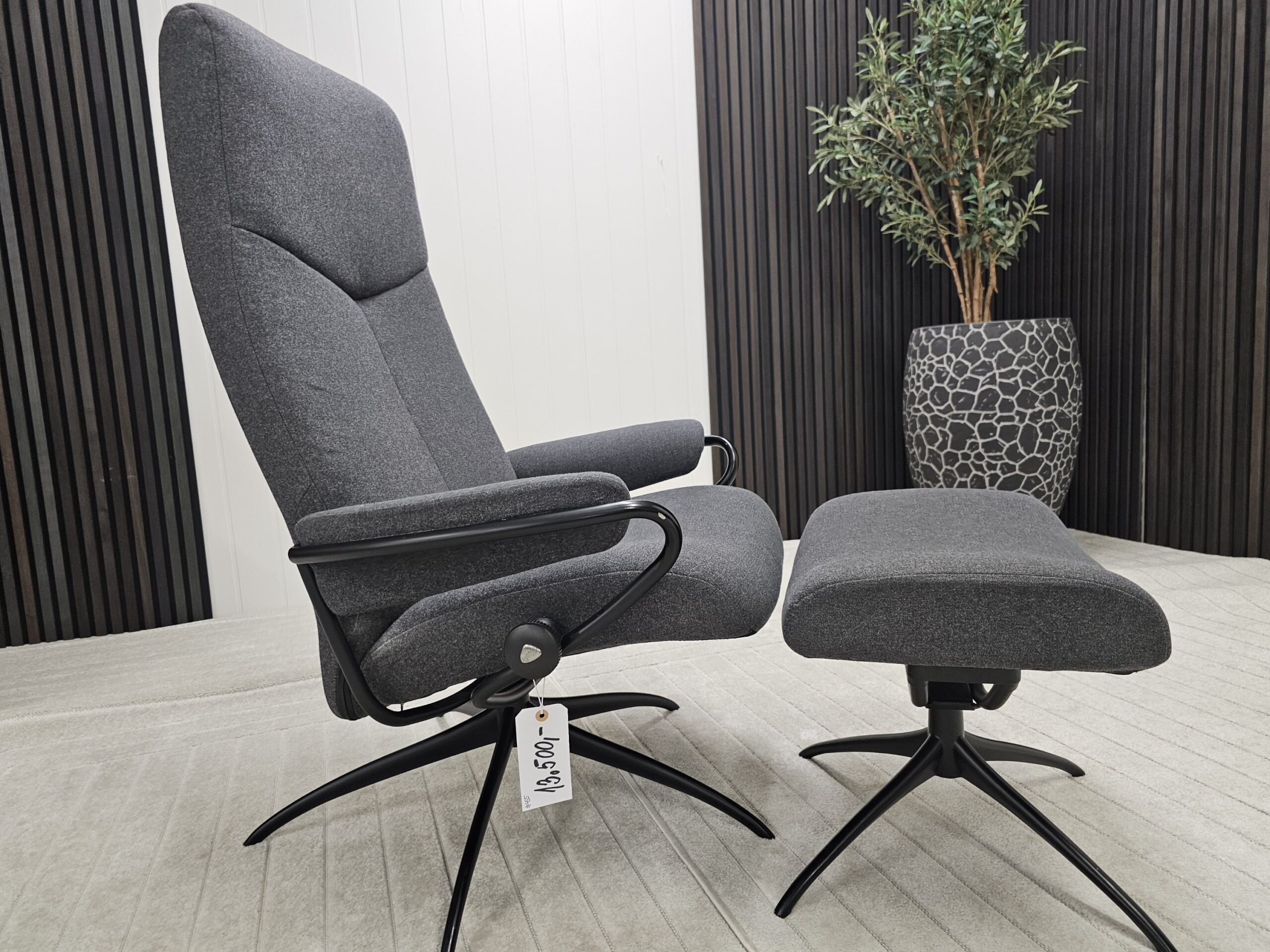 Stressless® City høyrygg lenestol med krakk - Bilde 8
