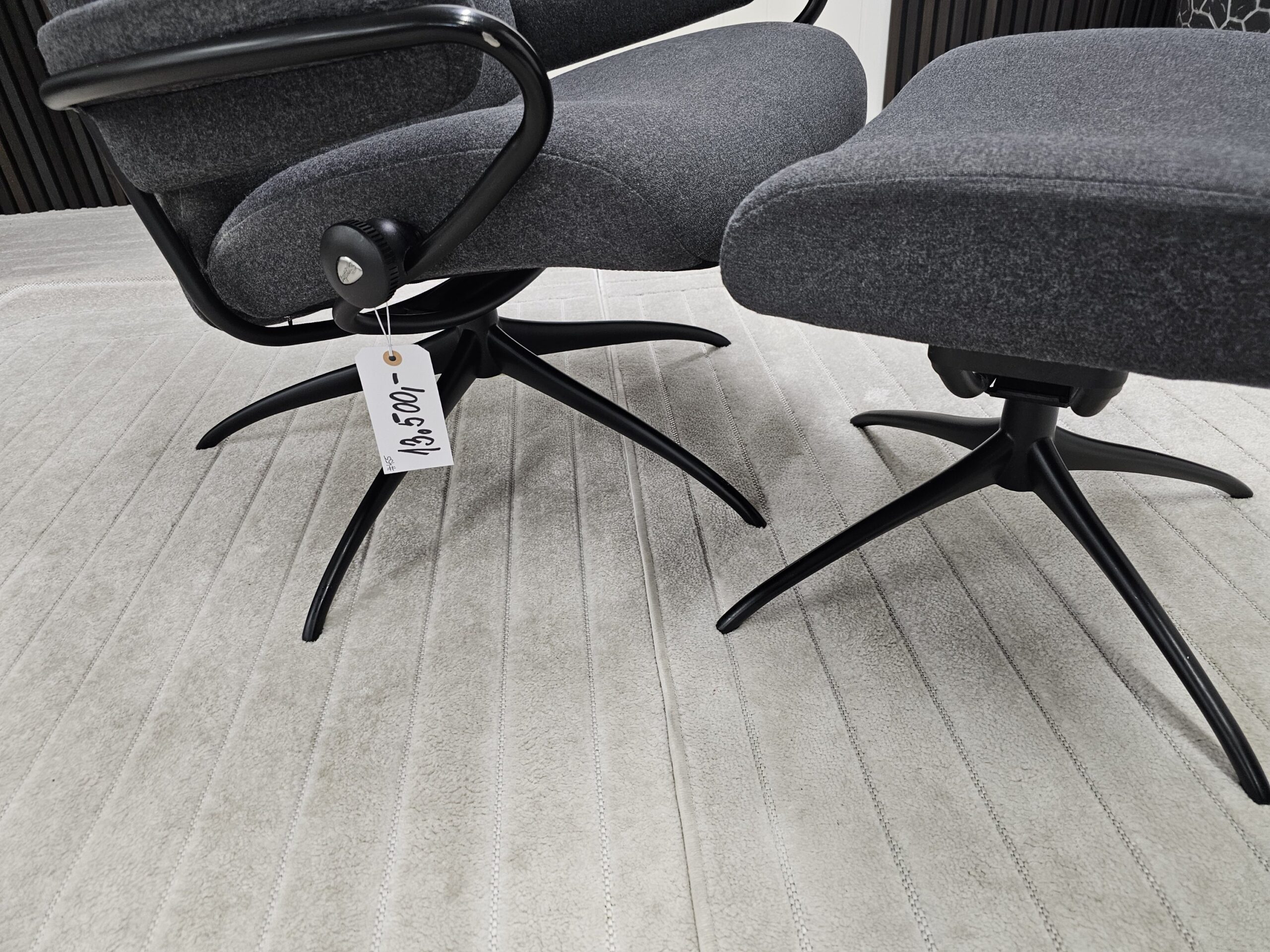 Stressless® City høyrygg lenestol med krakk - Bilde 6