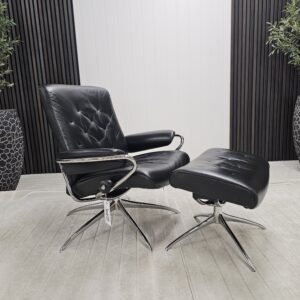 Stressless® Metro lav rygg lenestol med krakk - Bilde 2