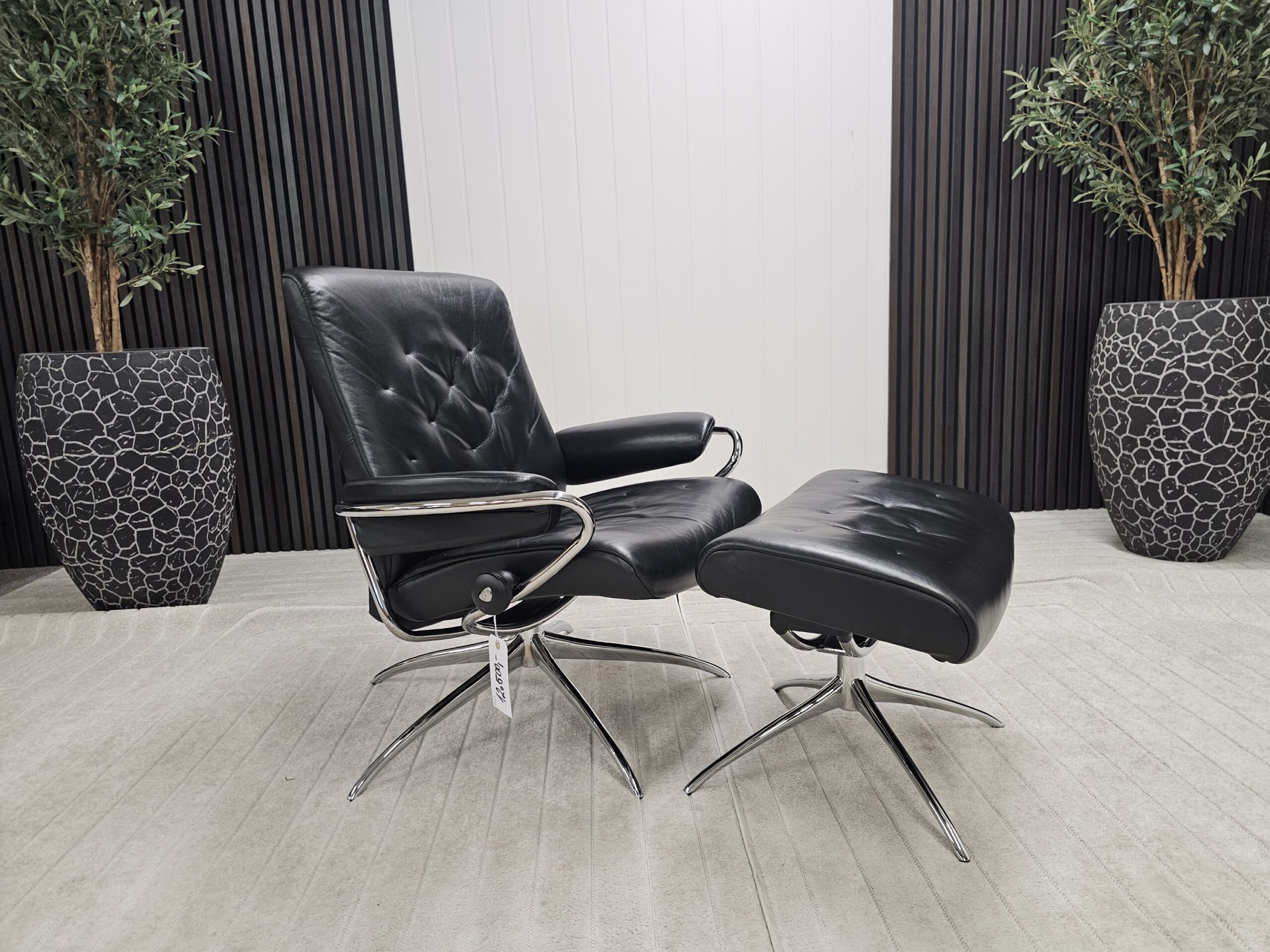 Stressless® Metro lav rygg lenestol med krakk - Bilde 2
