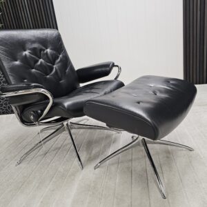Stressless® Metro lav rygg lenestol med krakk - Bilde 6