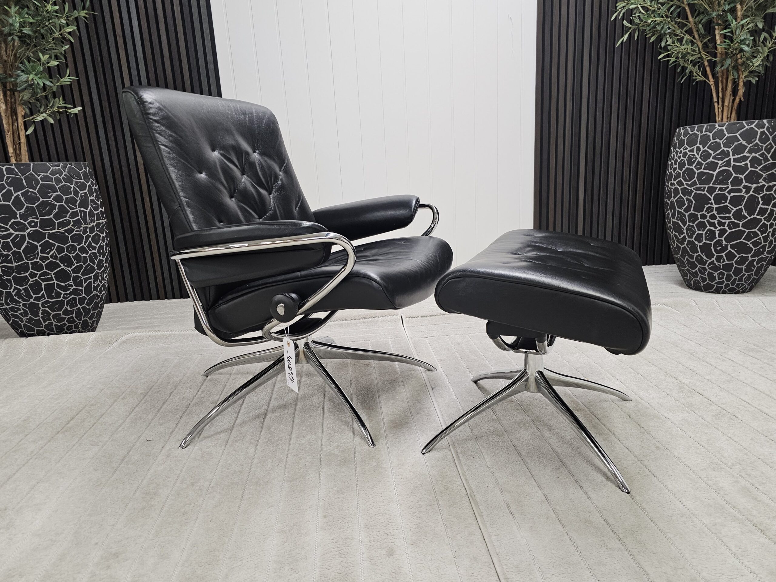 Stressless® Metro lav rygg lenestol med krakk - Bilde 3