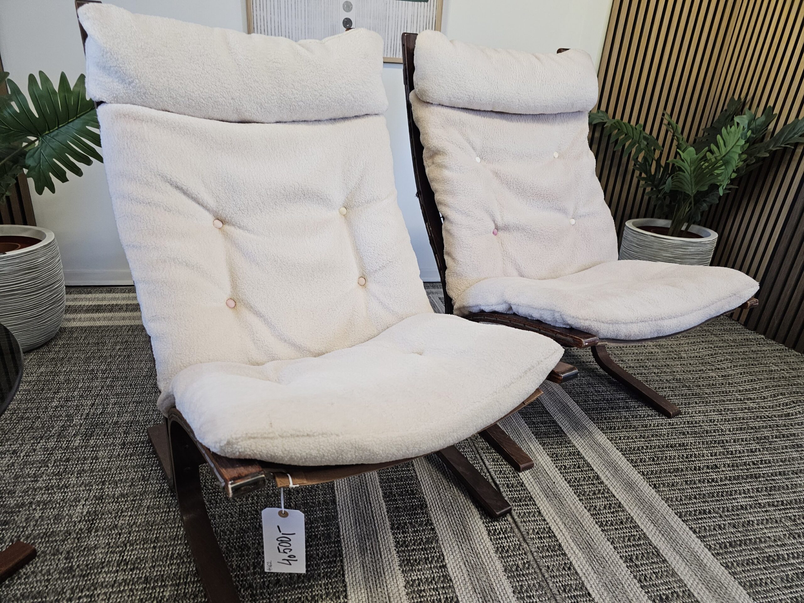 2 stk. Siesta høyrygg lenestoler - Bilde 2