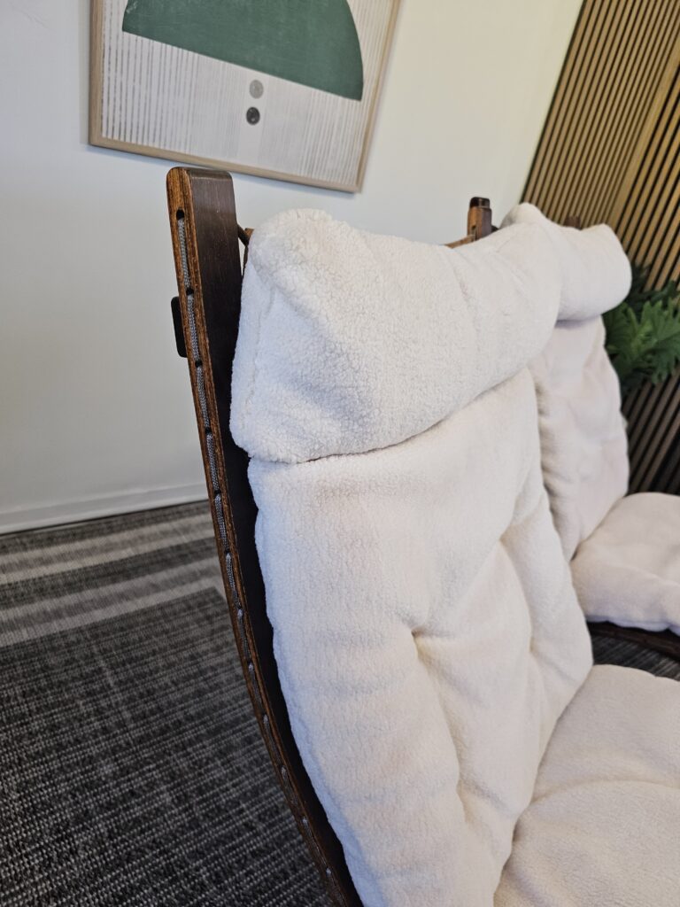 2 stk. Siesta høyrygg lenestoler