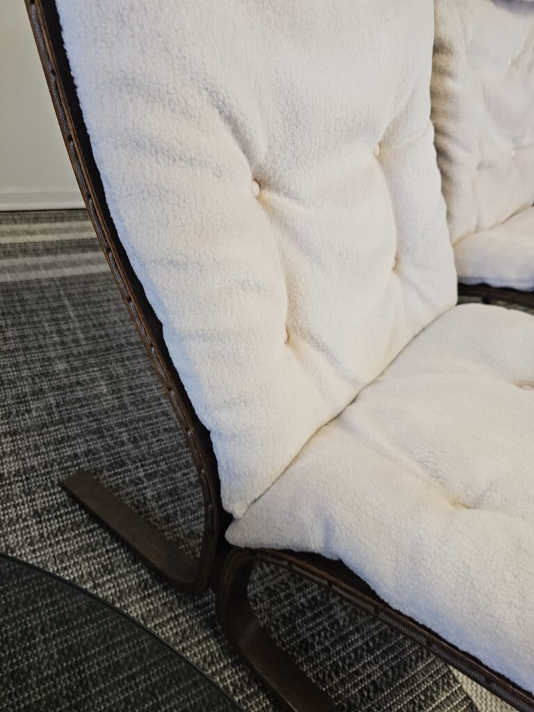 2 stk. Siesta høyrygg lenestoler