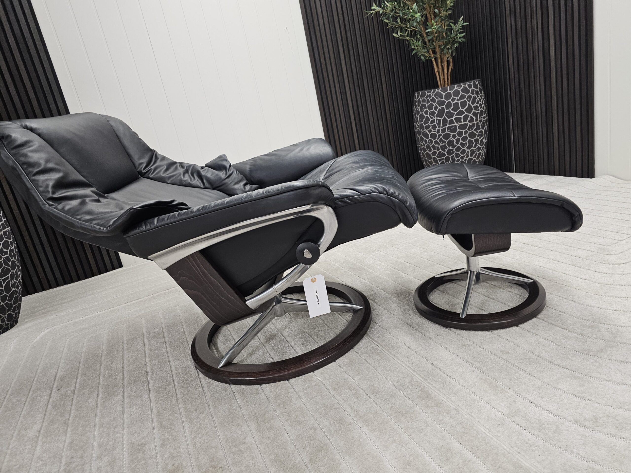 Stressless® Live Signature lenestol med krakk - Bilde 10