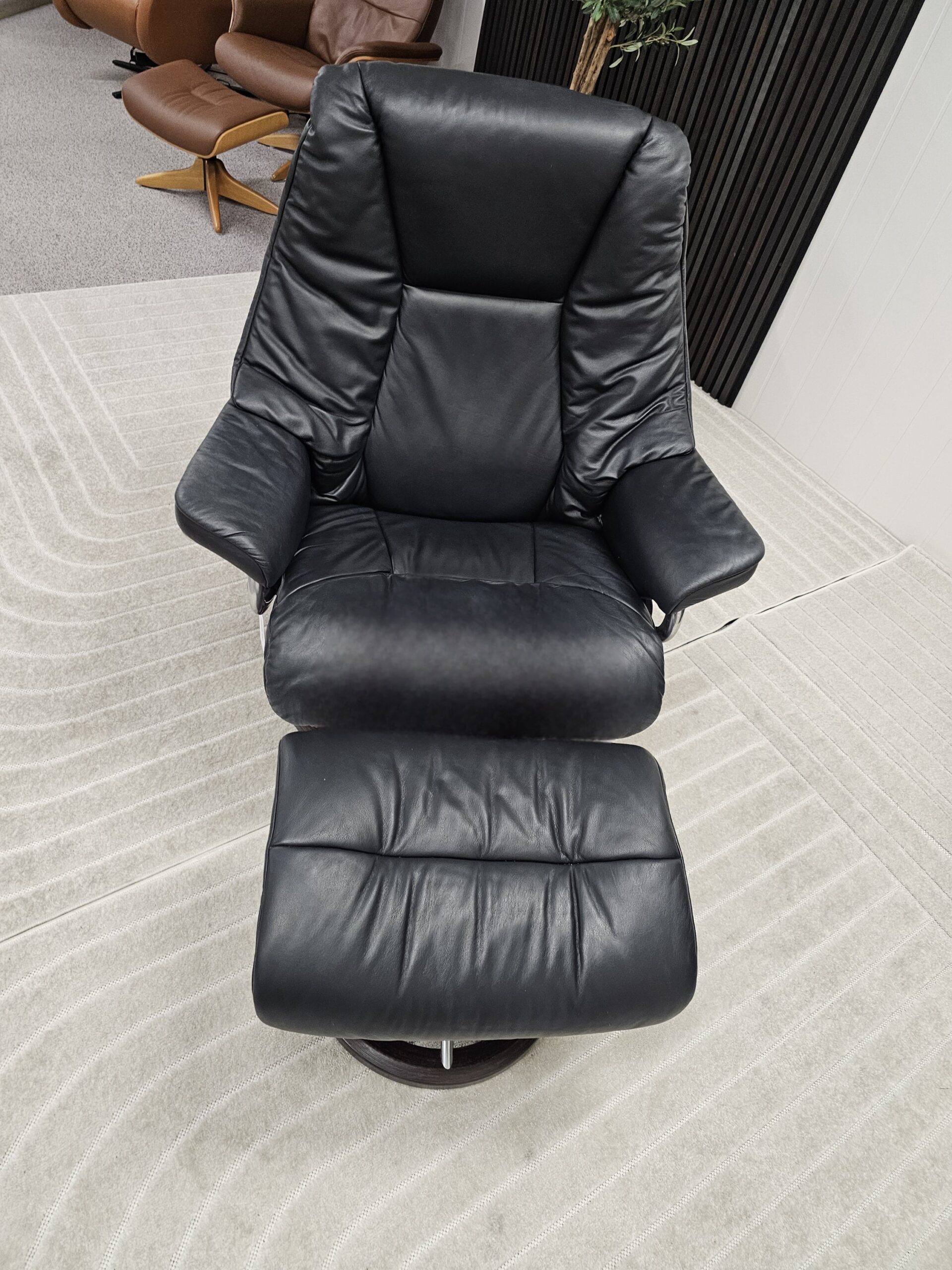 Stressless® Live Signature lenestol med krakk - Bilde 5