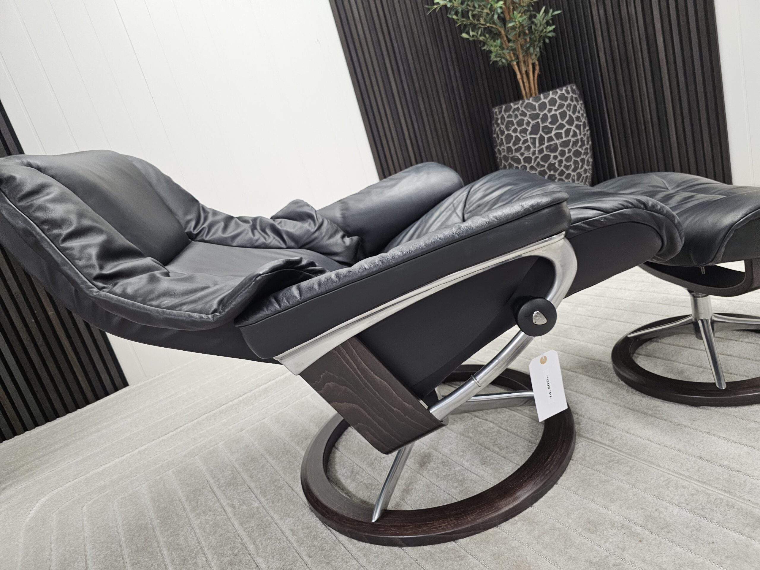 Stressless® Live Signature lenestol med krakk - Bilde 4