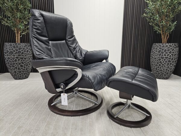 Stressless® Live Signature lenestol med krakk