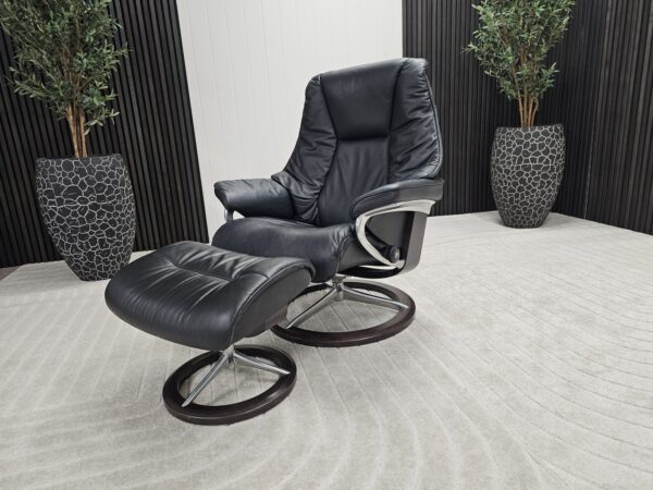Stressless® Live Signature lenestol med krakk