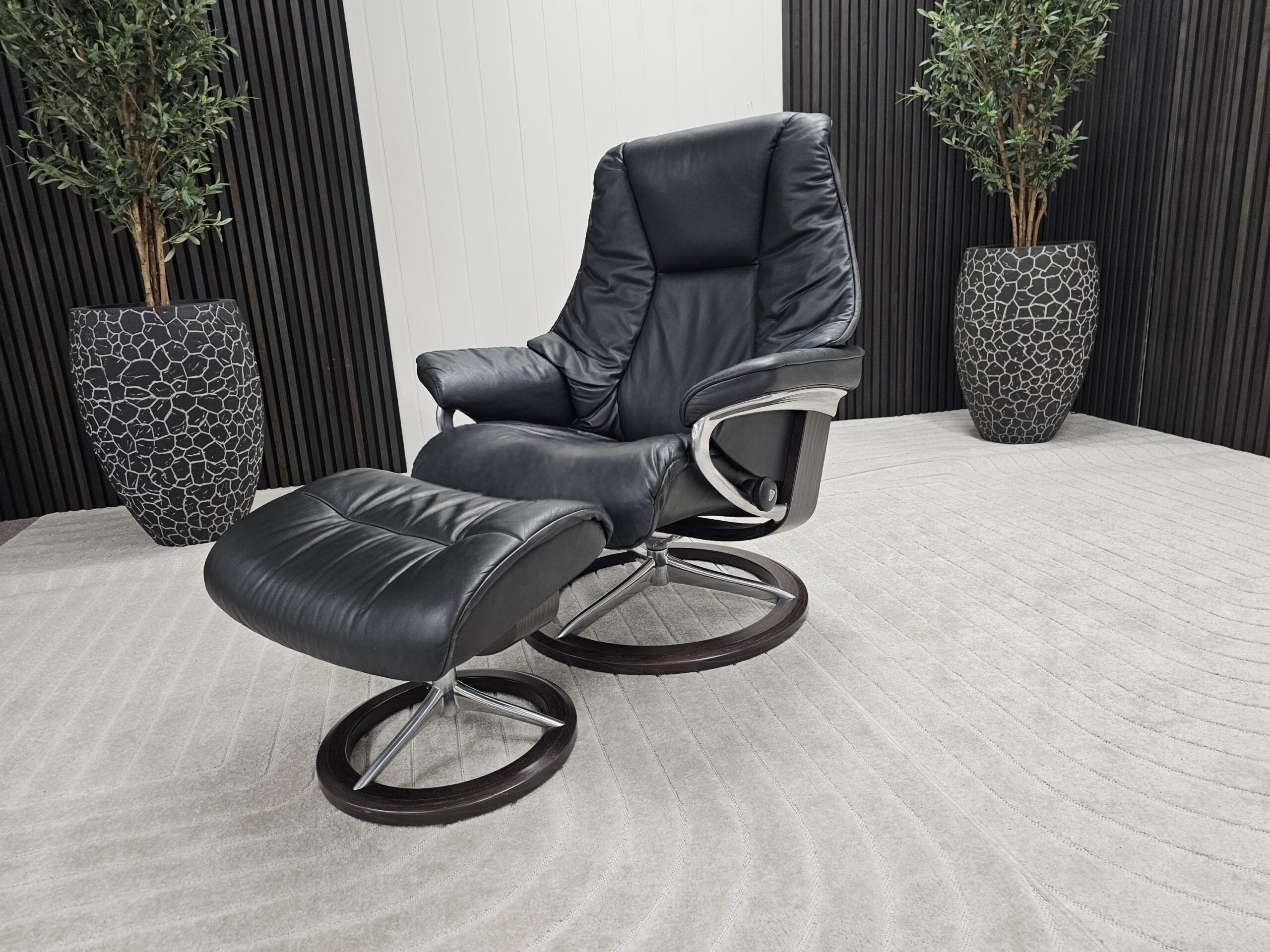 Stressless® Live Signature lenestol med krakk - Bilde 9