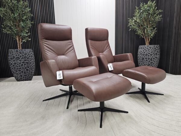 2 stk. IMG Galaxy lenestoler m/krakk fra Ekornes