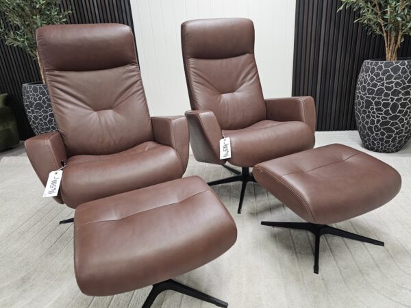 2 stk. IMG Galaxy lenestoler m/krakk fra Ekornes