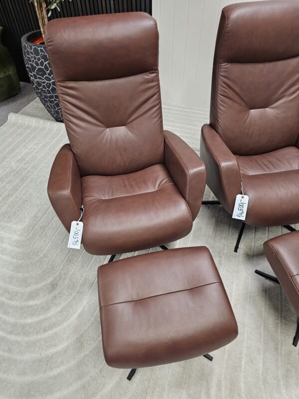 2 stk. IMG Galaxy lenestoler m/krakk fra Ekornes