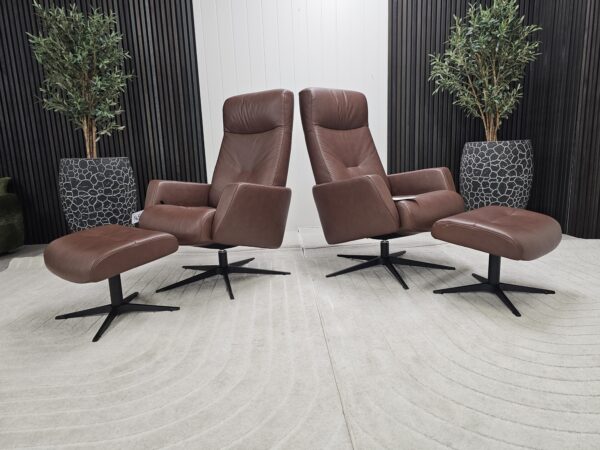 2 stk. IMG Galaxy lenestoler m/krakk fra Ekornes