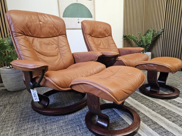 2 stk. Stressless Classic lenestoler m/krakk fra Ekornes