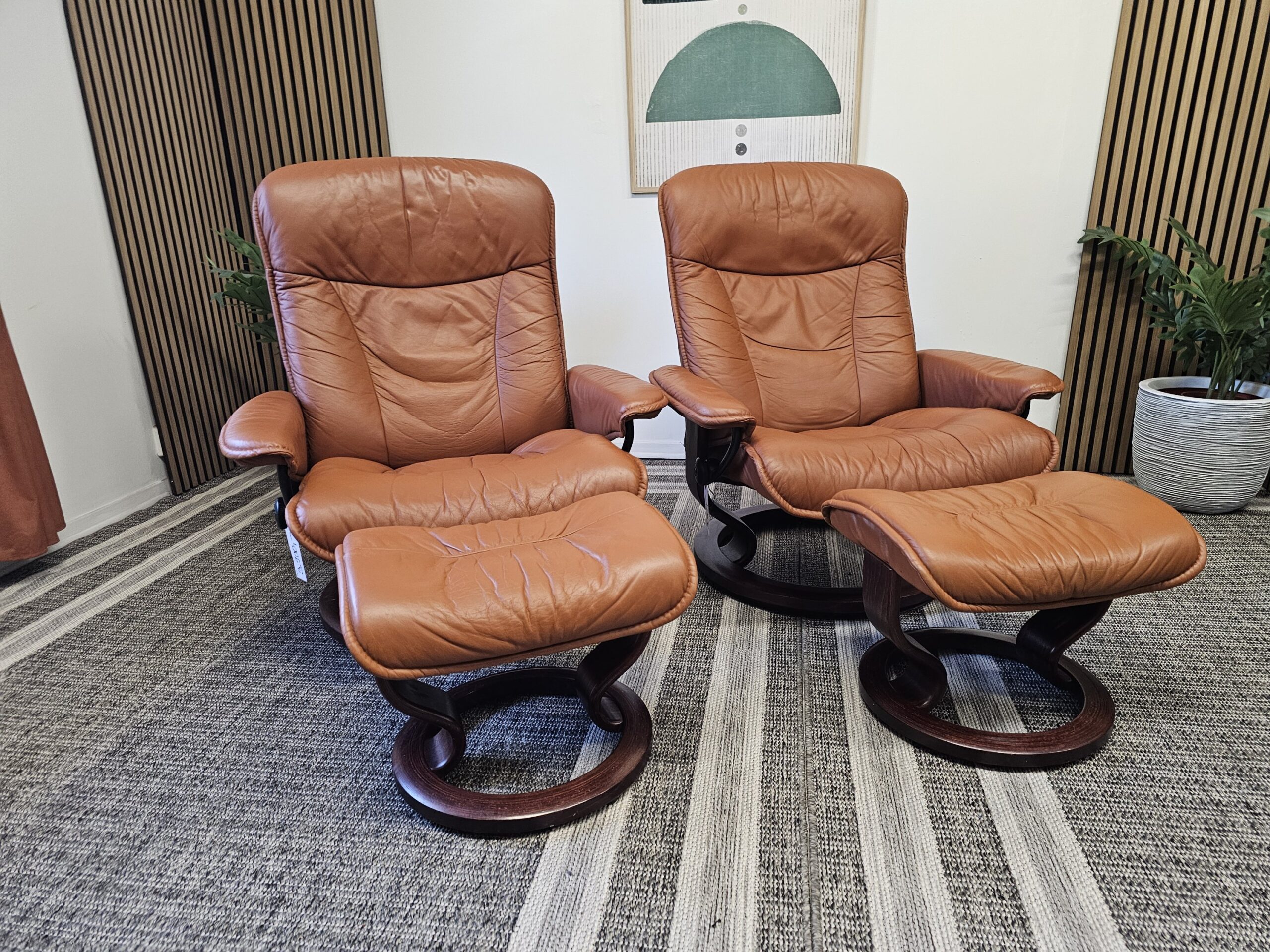 2 stk. Stressless Classic lenestoler m/krakk fra Ekornes - Bilde 12