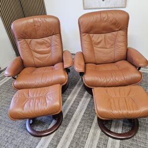 2 stk. Stressless Classic lenestoler m/krakk fra Ekornes - Bilde 2