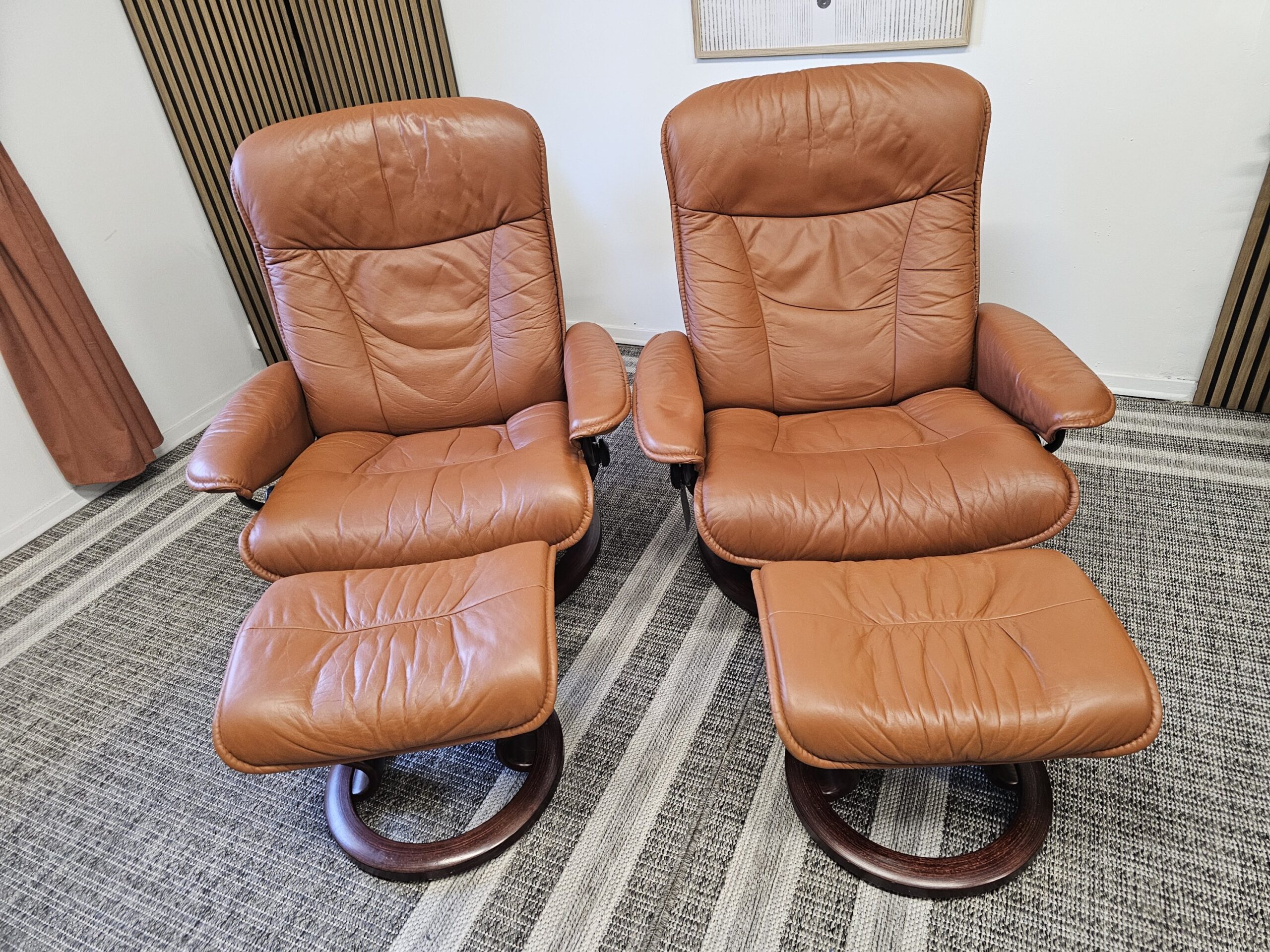 2 stk. Stressless Classic lenestoler m/krakk fra Ekornes - Bilde 2
