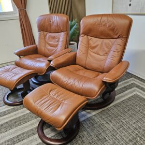 2 stk. Stressless Classic lenestoler m/krakk fra Ekornes - Bilde 4