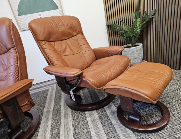 2 stk. Stressless Classic lenestoler m/krakk fra Ekornes