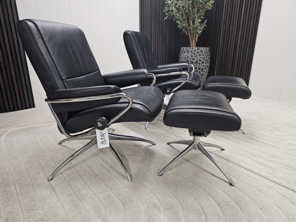 2 stk. Stressless Paris lav lenestoler