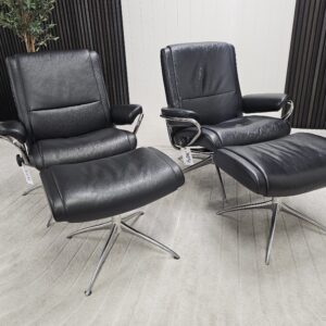 2 stk. Stressless Paris lav lenestoler - Bilde 4