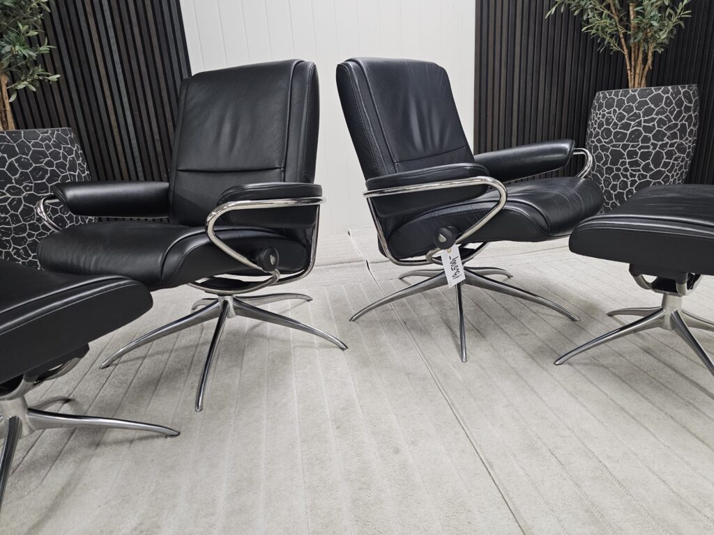 2 stk. Stressless Paris lav lenestoler