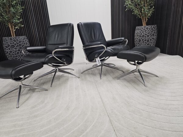 2 stk. Stressless Paris lav lenestoler