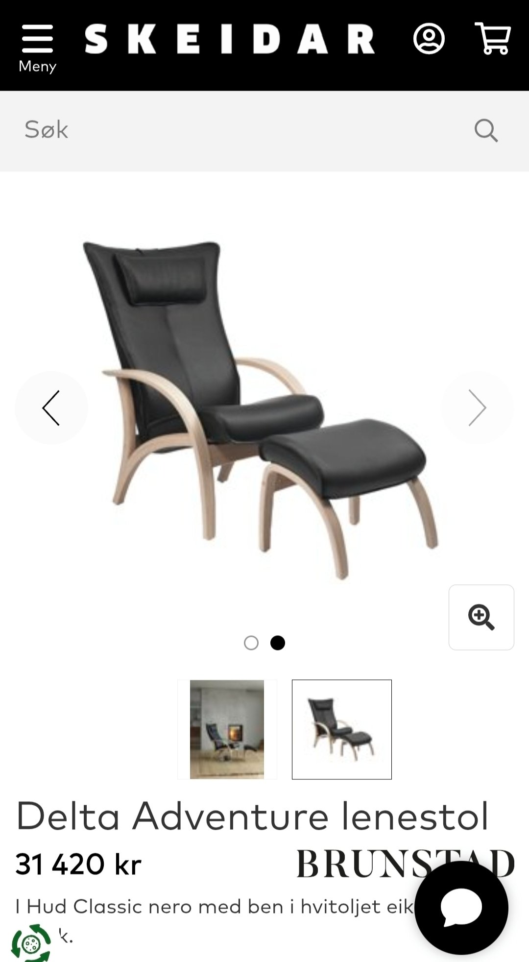 Brunstad Delta Legend lenestol - Bilde 8